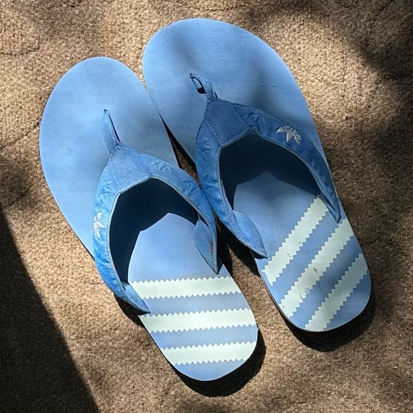 adidas Other - Adidas Men’s Logo Flip Flops Size 10